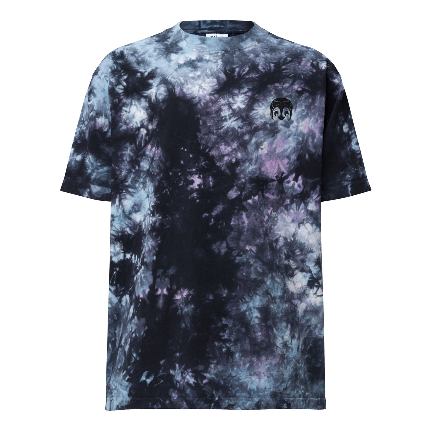 Role Breakers Embroidered Oversized tie-dye t-shirt